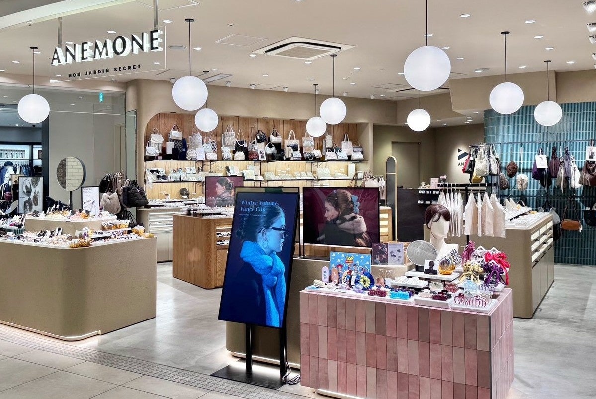 アクセサリーショップ「ANEMONE」東京ソラマチ店がリニューアルオープン